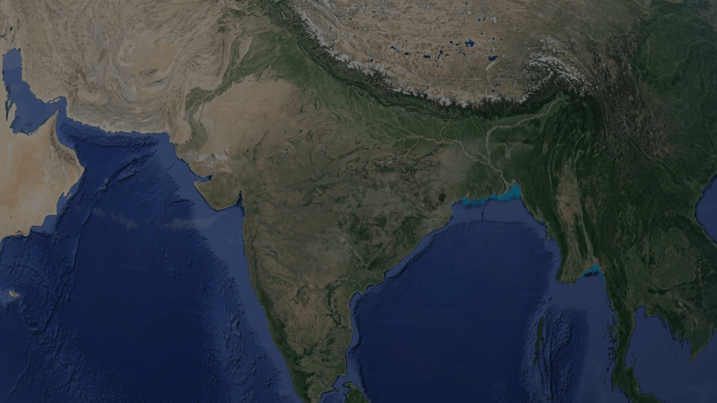 earth top view