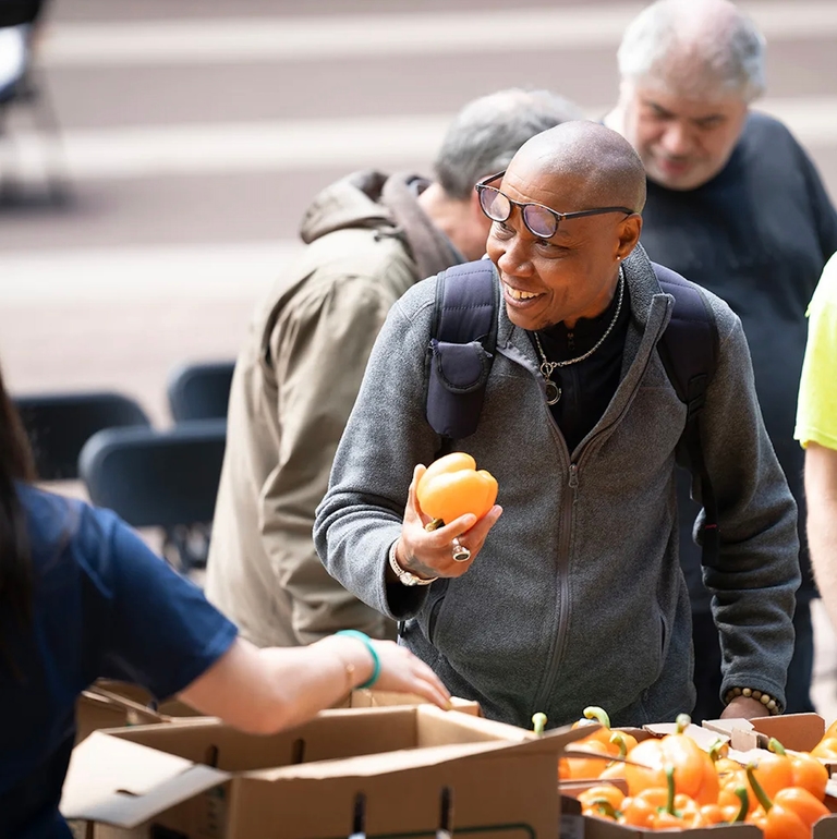 Food distribution event
