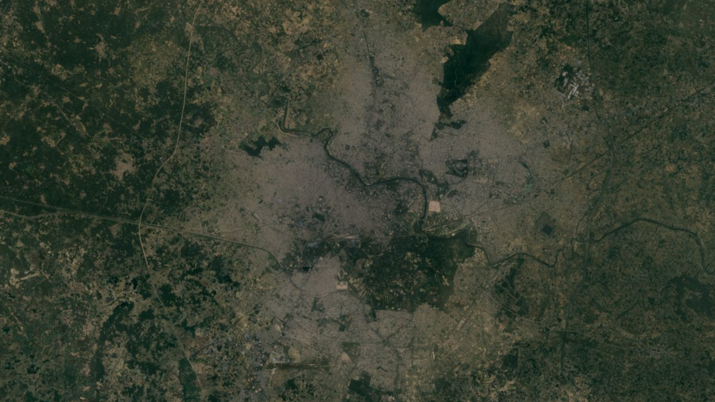 earth top view